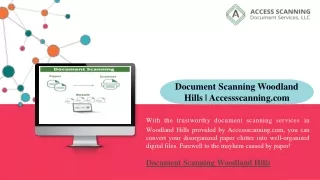 document scanning woodland hills accessscanning