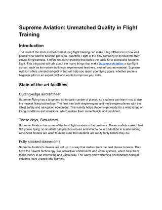 Supreme Aviation_ Unmatched Quality in Flight Training - Google Docs