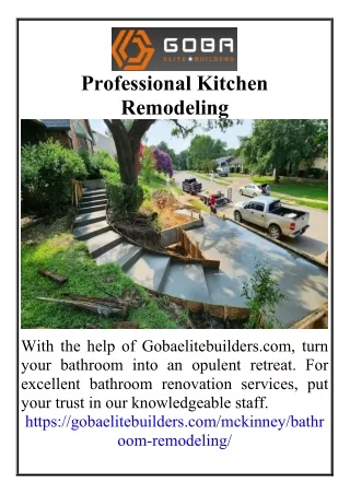 Professional Kitchen Remodeling