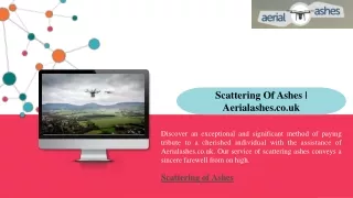 scattering of ashes aerialashes co uk