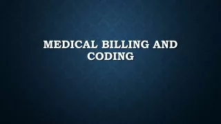 Medical Billing and Coding