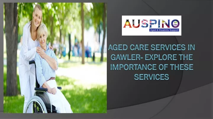 aged care services in gawler explore the importance of these services