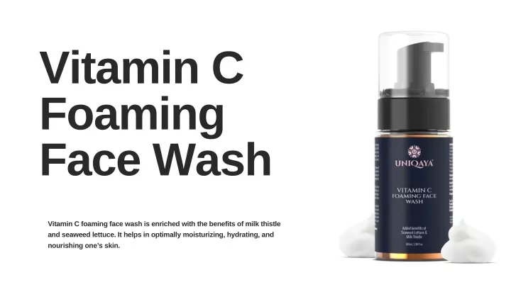 vitamin c foaming face wash