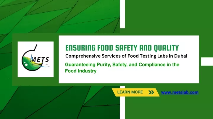 ensuring food safety and quality