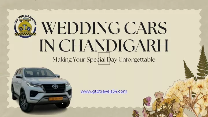 wedding cars in chandigarh