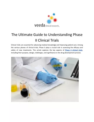 Phase II Clinical Trials