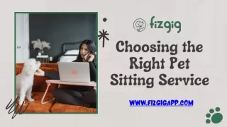 7 Tips to Choose The Perfect Pet Sitting Service | Fizgig