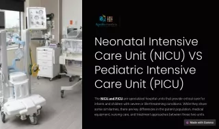Know the Difference Between NICU and PICU!