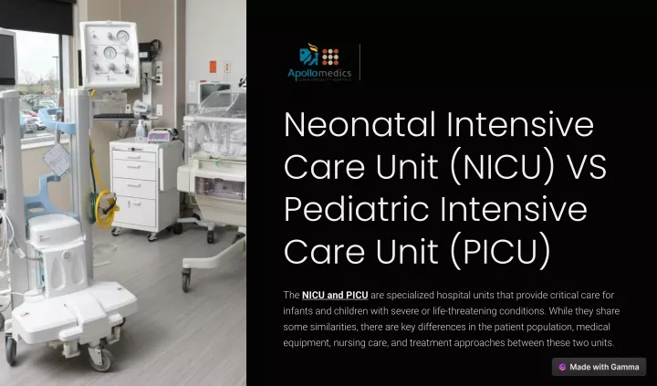 neonatal intensive care unit nicu vs pediatric