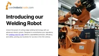 Welding Robot For Sale