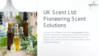 Sensory Branding: The Power of Scent Marketing