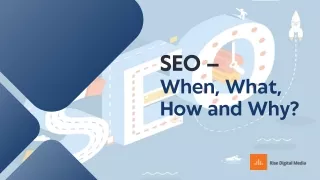 SEO - When, What, How and Why?