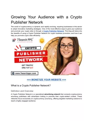 Growing Your Audience with a Crypto Publisher Network