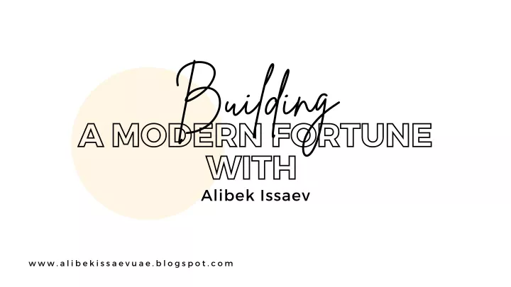 building with alibek issaev