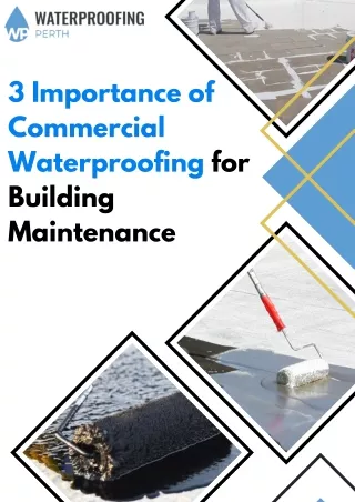 3 Importance of Commercial Waterproofing for Building Maintenance