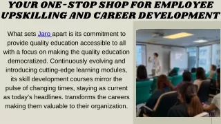 Your One-Stop Shop for Employee Upskilling and Career Development