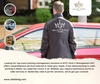 Valet King’s Role in Automotive Porter & Valet Services with John Fuda NJ