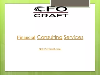 Financial Consulting Services
