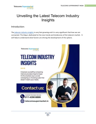 Telecom Industry Insights