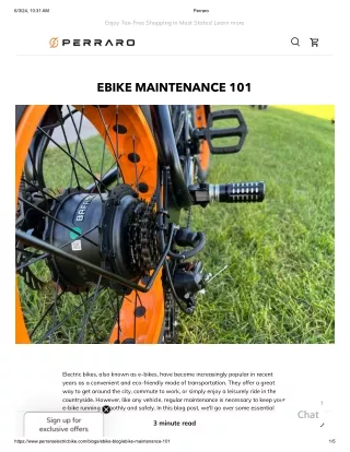 How to Maintain Your Electric Bike A Complete Guide