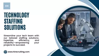 Unlock Your Potential with Cutting-Edge Technology Staffing Solutions