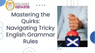 Tricky english grammar rules