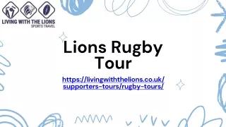 A Comprehensive Guide to Rugby Tours for Schools in the UK