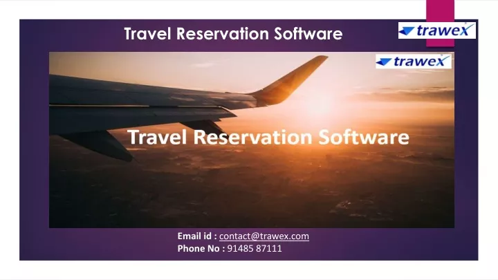 travel reservation software