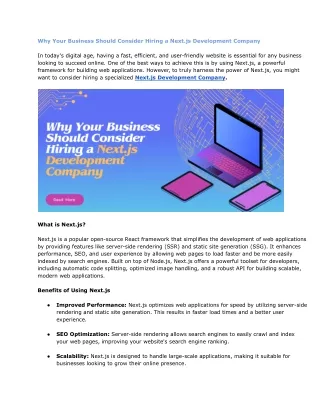 why your business should consider hiring a next