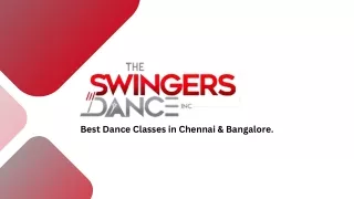 Best Dance Classes in Chennai & Bangalore.