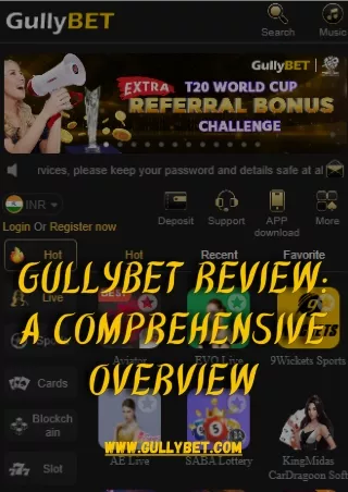 Gullybet Review A Comprehensive Overview