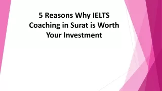 5 Reasons Why IELTS Coaching in Surat - Canopus Global Education