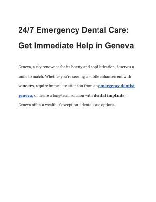 24_7 Emergency Dental Care_ Get Immediate Help in Geneva