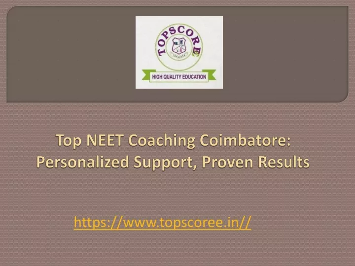 top neet coaching coimbatore personalized support proven results