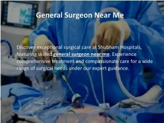 General Surgeon Near Me