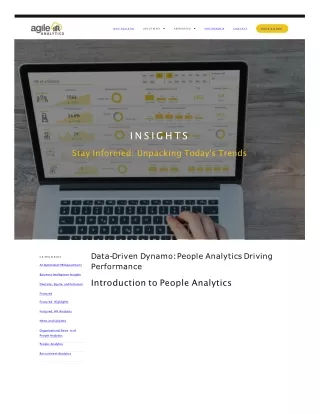 Data-Driven Dynamo: People Analytics Driving Performance