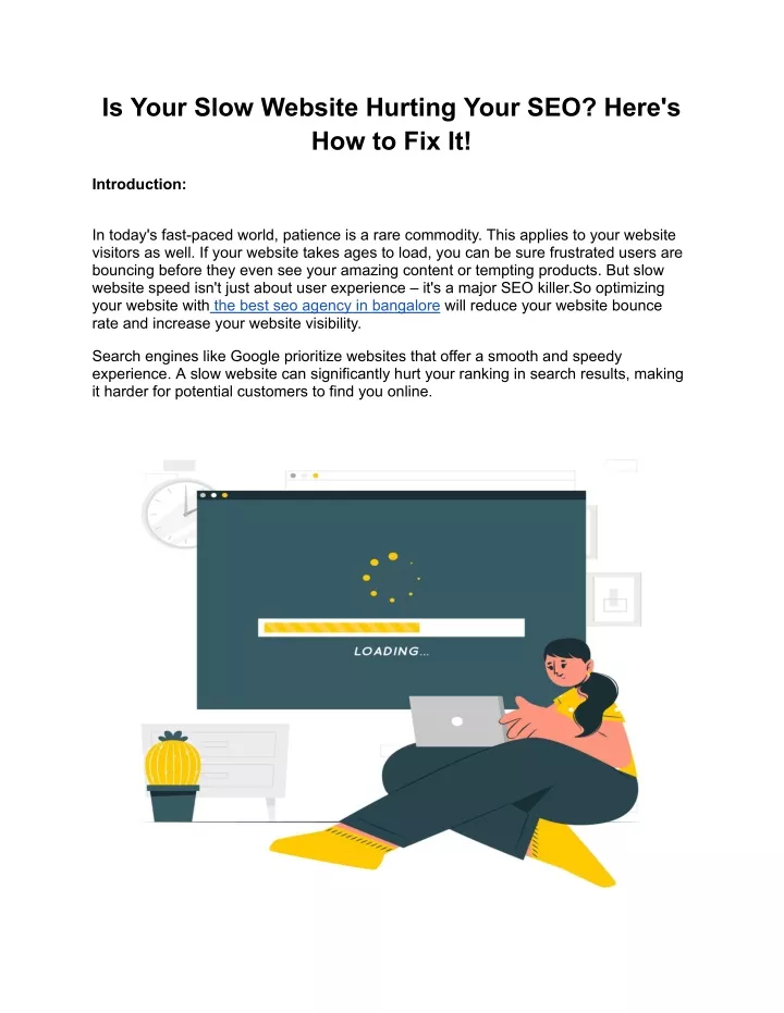 is your slow website hurting your seo here