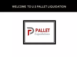 Liquidation Pallets for Sale | Pallet Liquidation