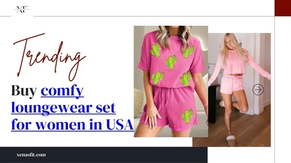 Buy comfy loungewear set for women in USA