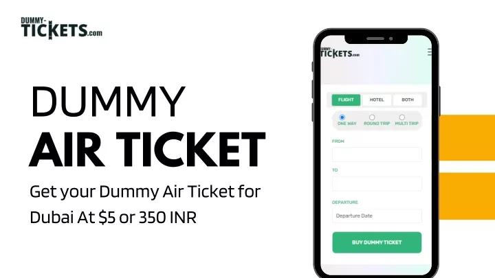 dummy air ticket get your dummy air ticket