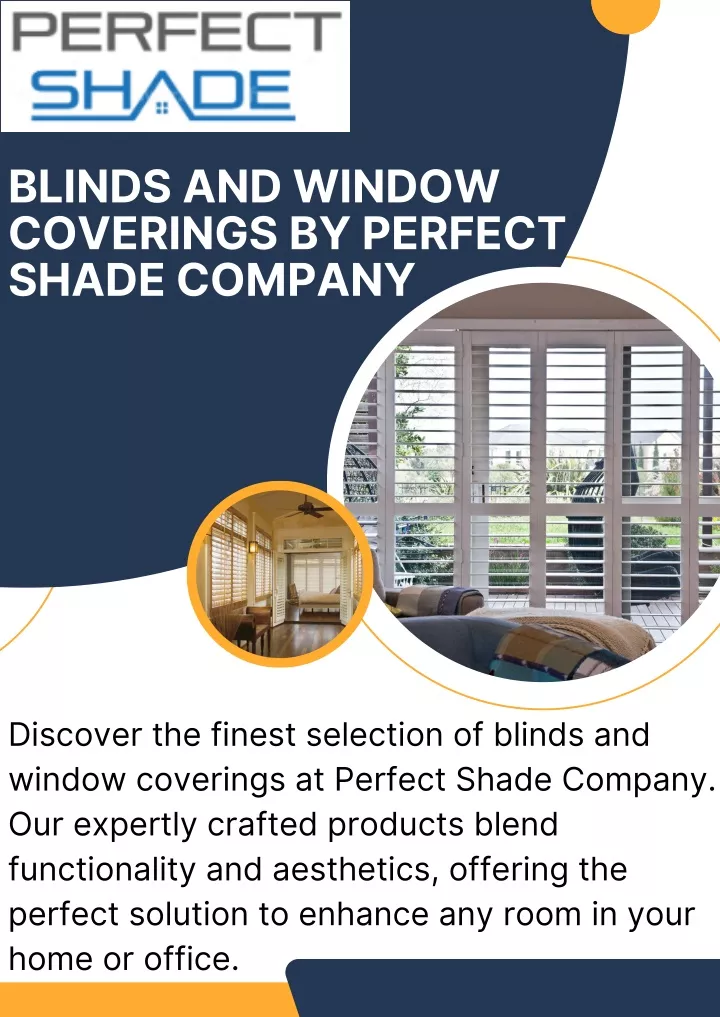 blinds and window coverings by perfect shade