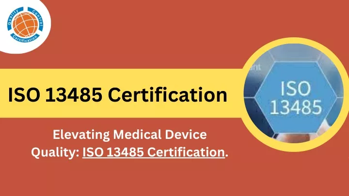 iso 13485 certification