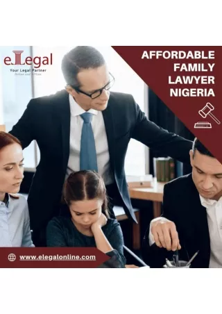 Affordable Family Lawyer Nigeria