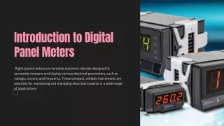 Introduction-to-Digital-Panel-Meters PPT