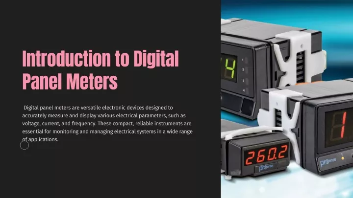 introduction to digital panel meters