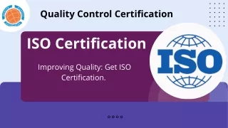 quality control certification