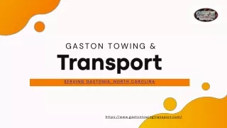 Expert & Effortless Vehicle Transport Services Gastonia