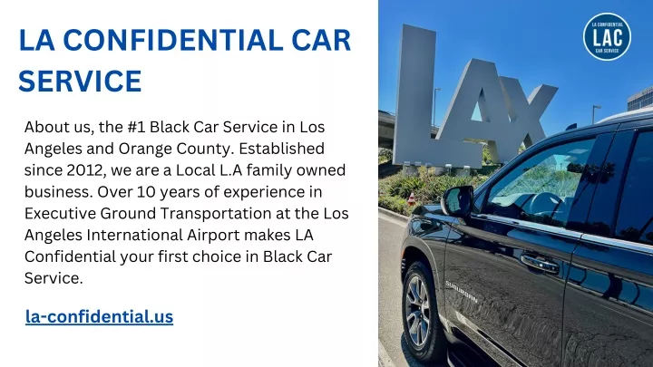 la confidential car service