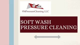 Soft Wash Roof Cleaning Services | 954 Pressure Cleaning LLC