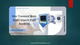 How Traumatic Brain Injury Impacts Pupil Reactivity